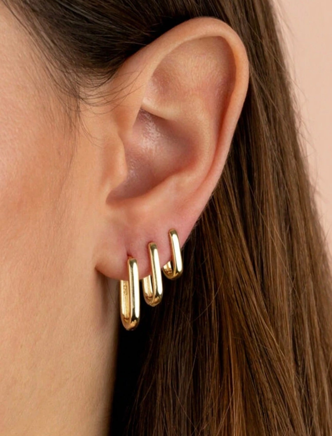 Rectangular Hoop Earrings